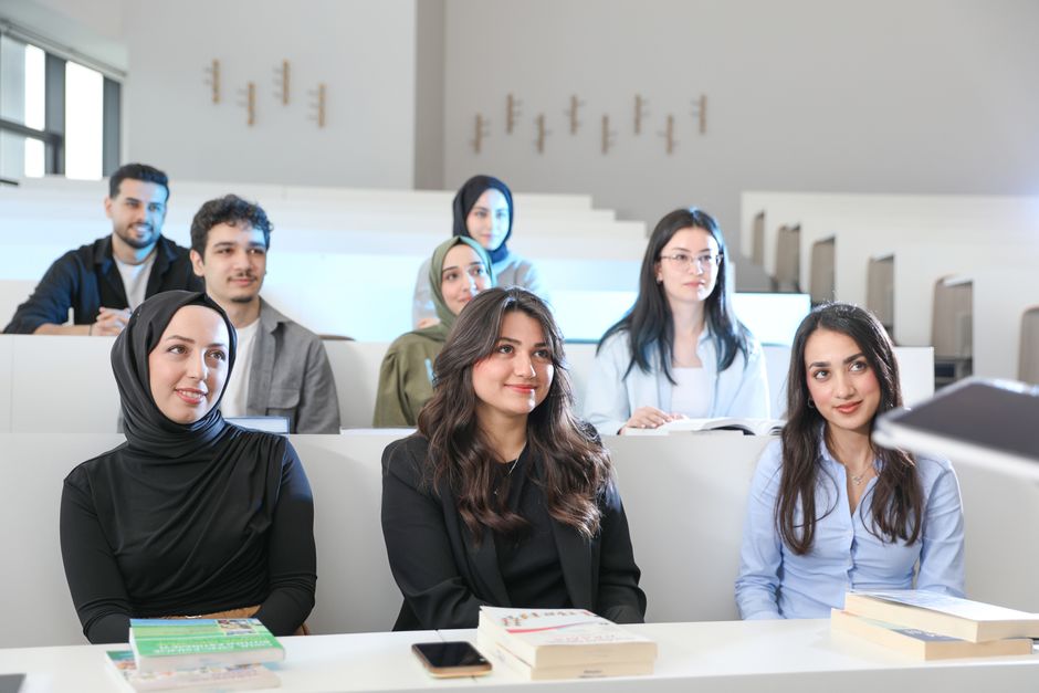 UAE university students using Google Gemini AI free on laptops for study projects